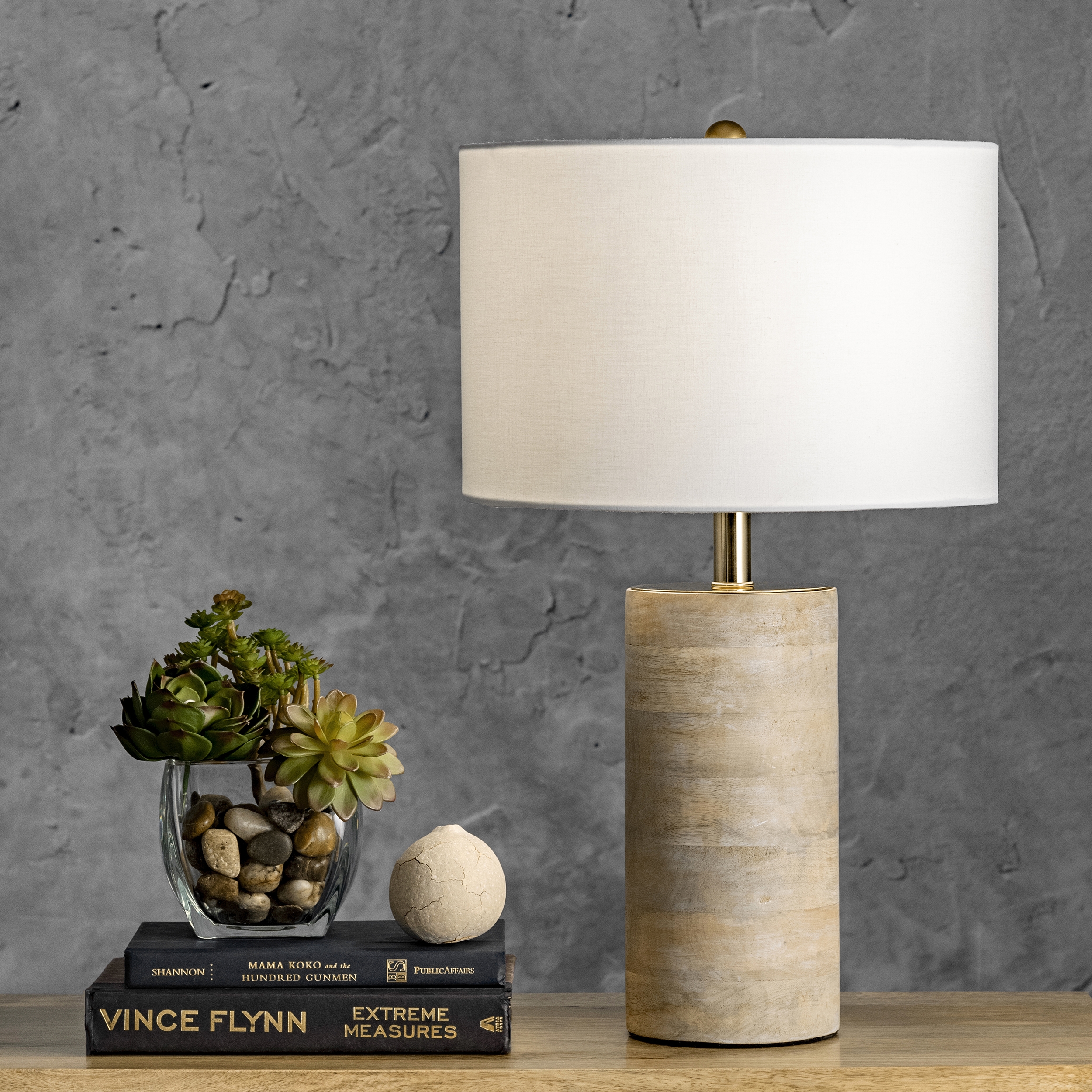 Berry 21" Wood Table Lamp - Image 0