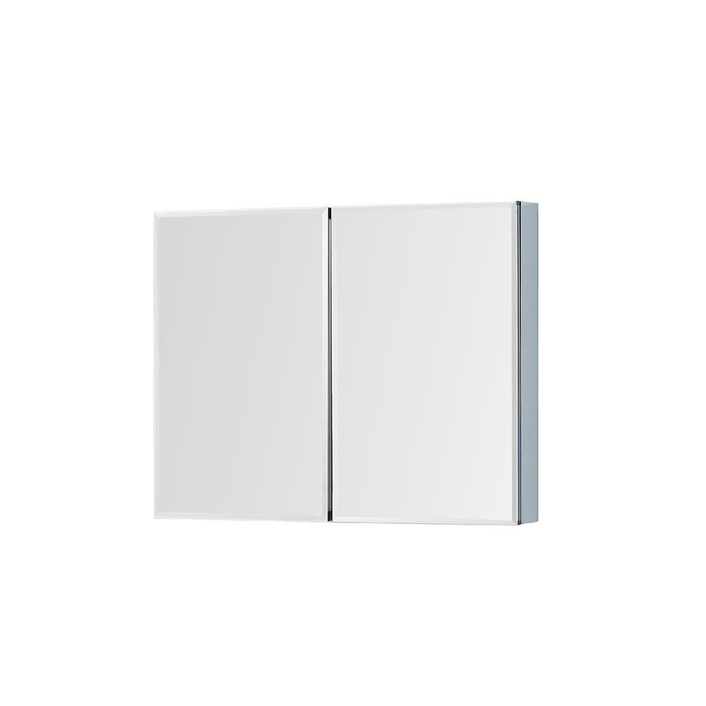 OVE Decors Galway 30 in. x 24 in. Recessed or Surface Mount Medicine Cabinet in Mirror - Image 0