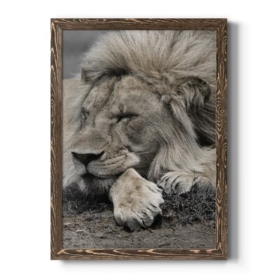 Sleepy Afternoon In Masai Mara-Premium Framed Canvas - Ready To Hang - Image 0