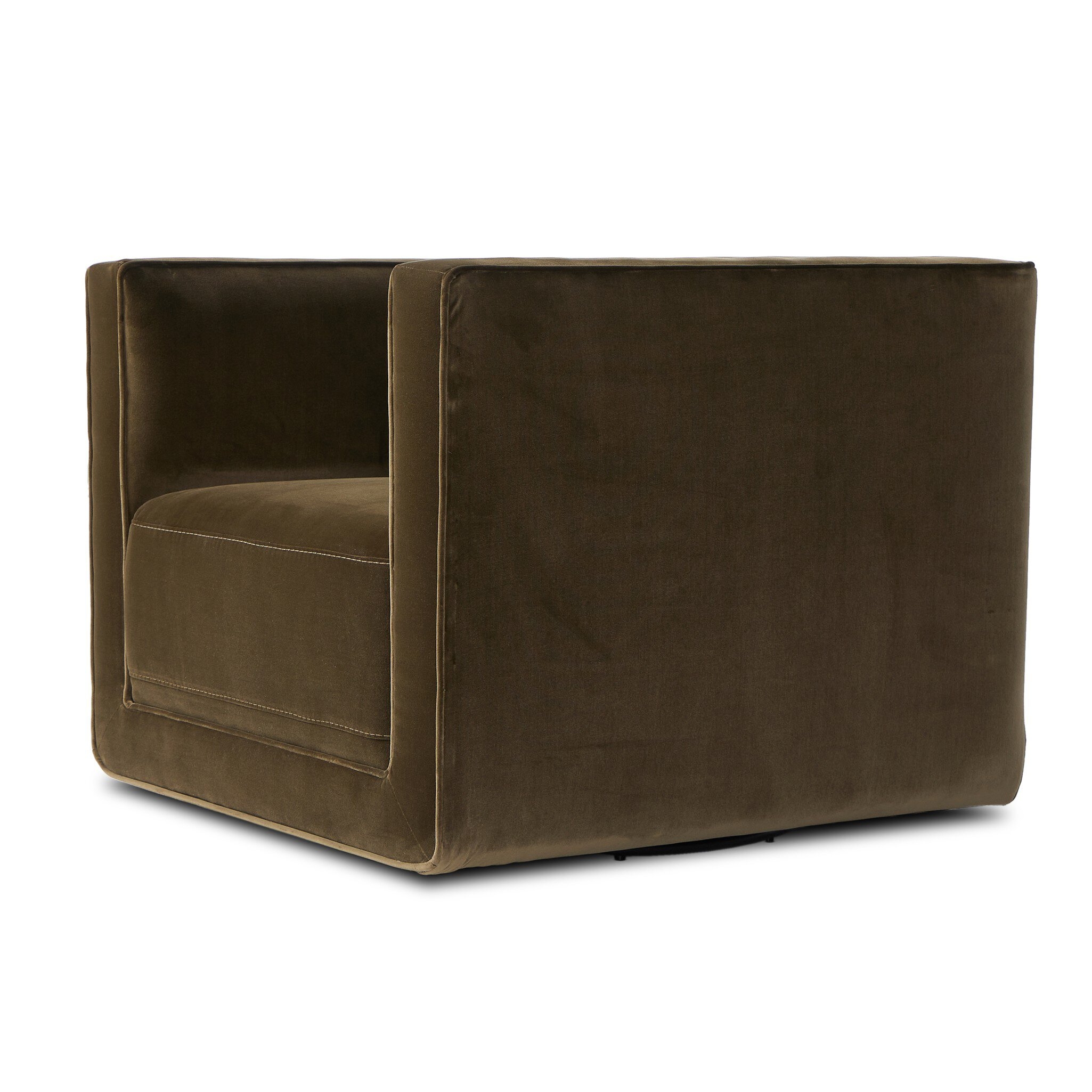 Phillip Swivel Chair - Surrey Olive - Image 9