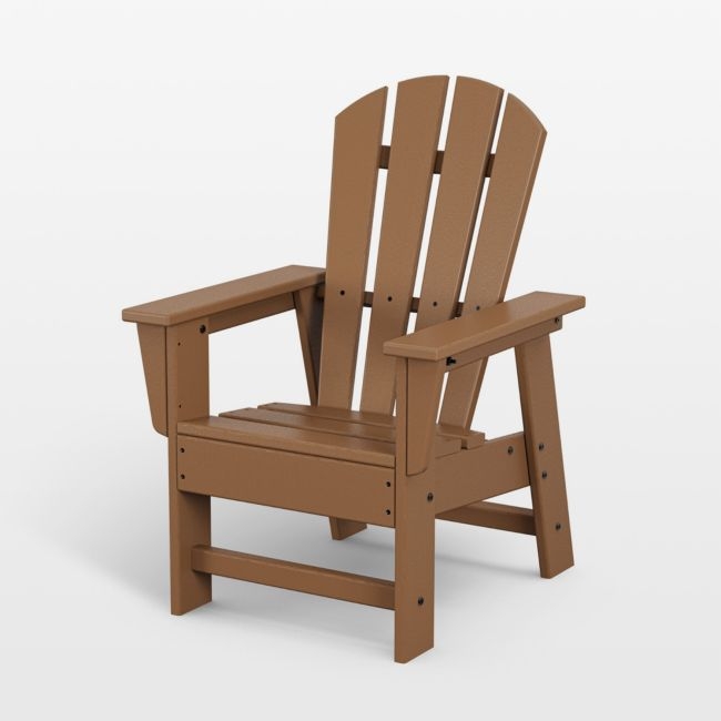Teak Outdoor Kids Adirondack Chair by POLYWOOD ® - Image 0