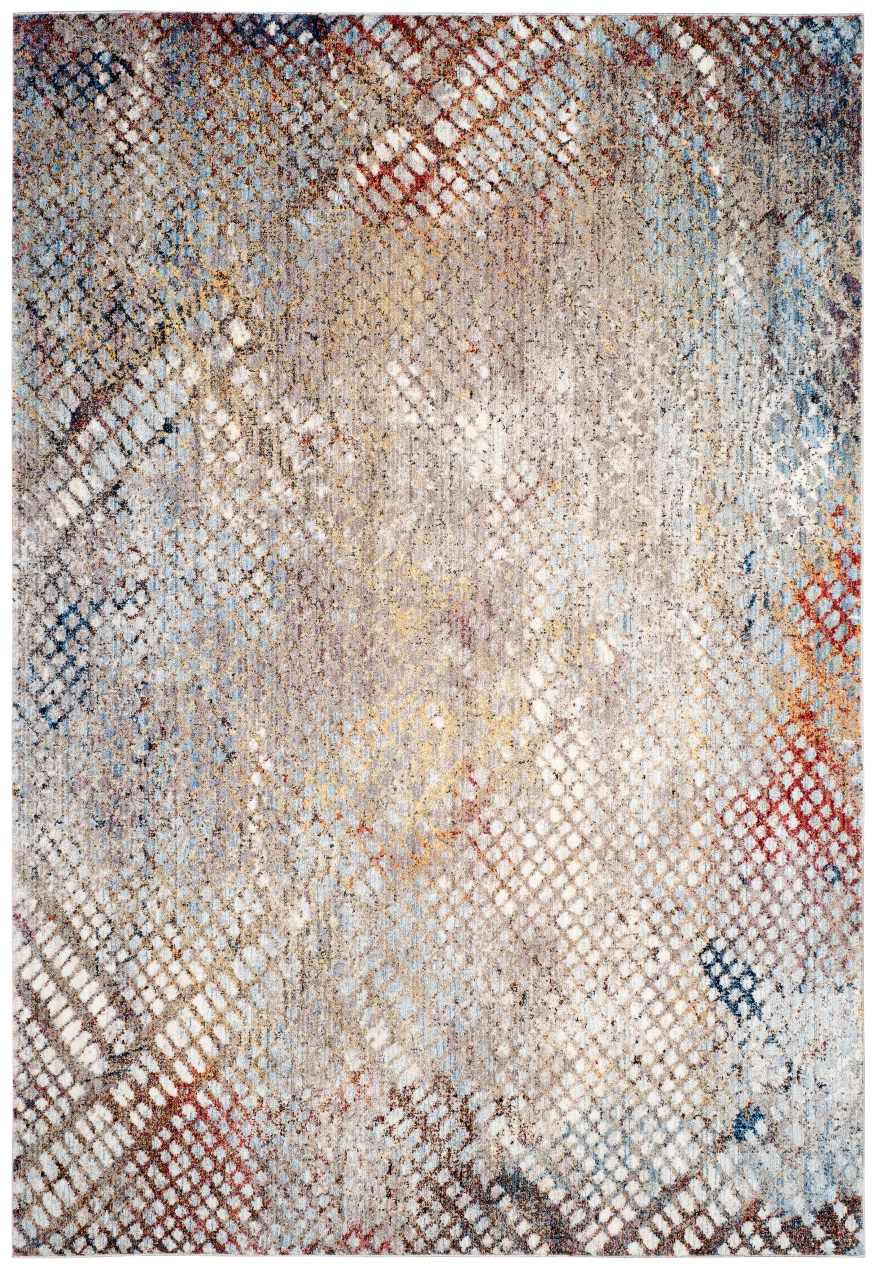 Arlo Home Woven Area Rug, MNY655A, Grey/Gold,  9' X 12' - Image 0