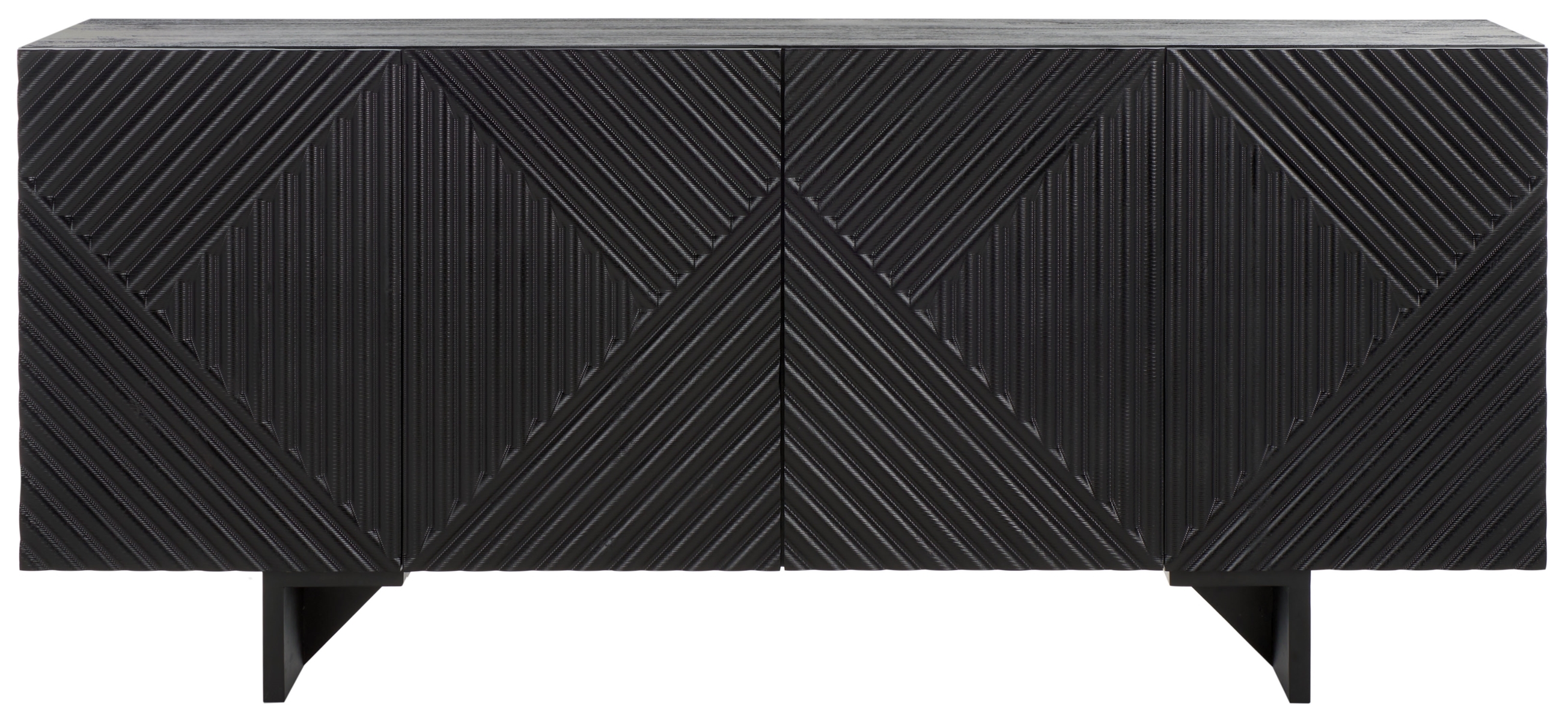 Hewitt Wood Sideboard - Black - Image 0