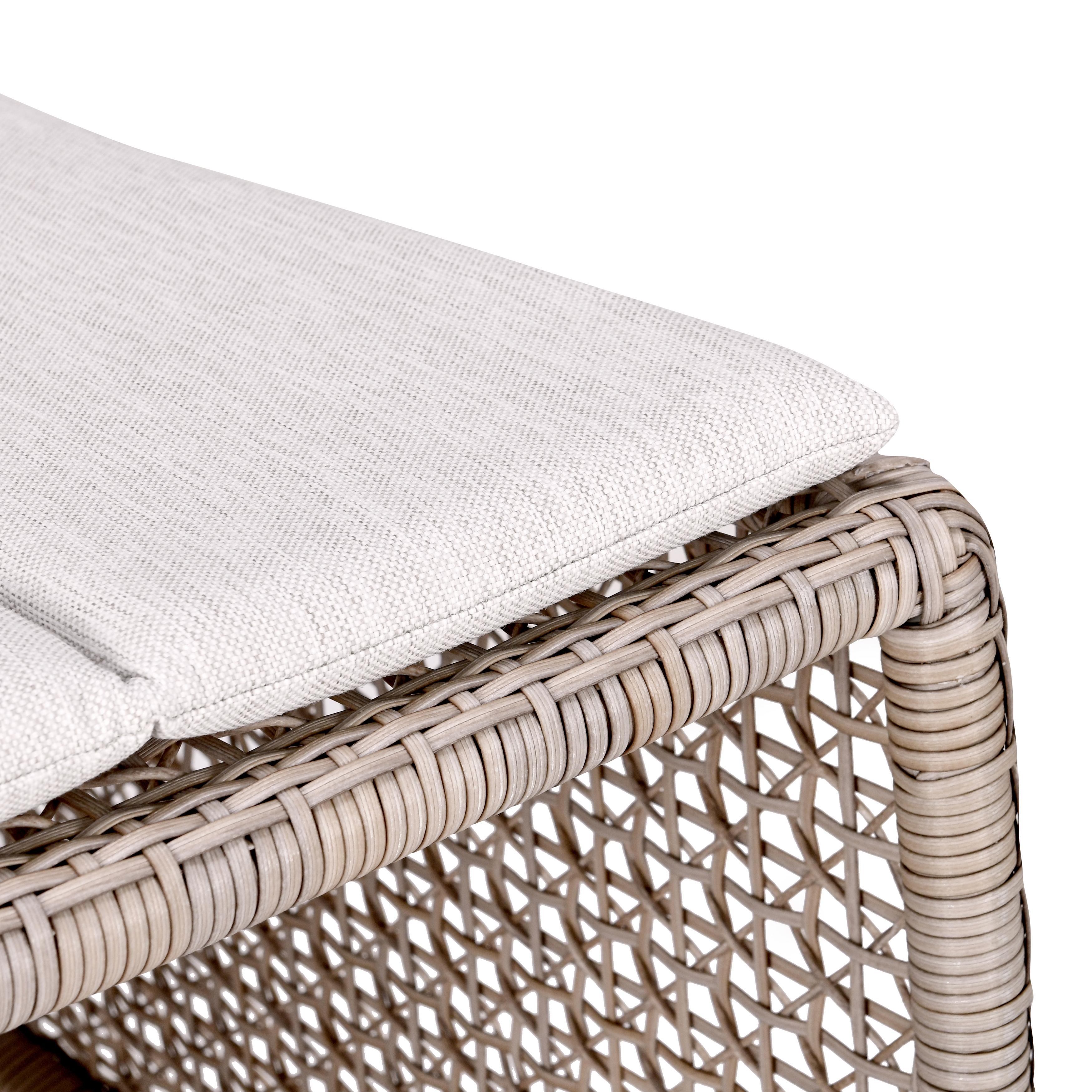 Michelle Outdoor Accent Chair Linen - Image 4
