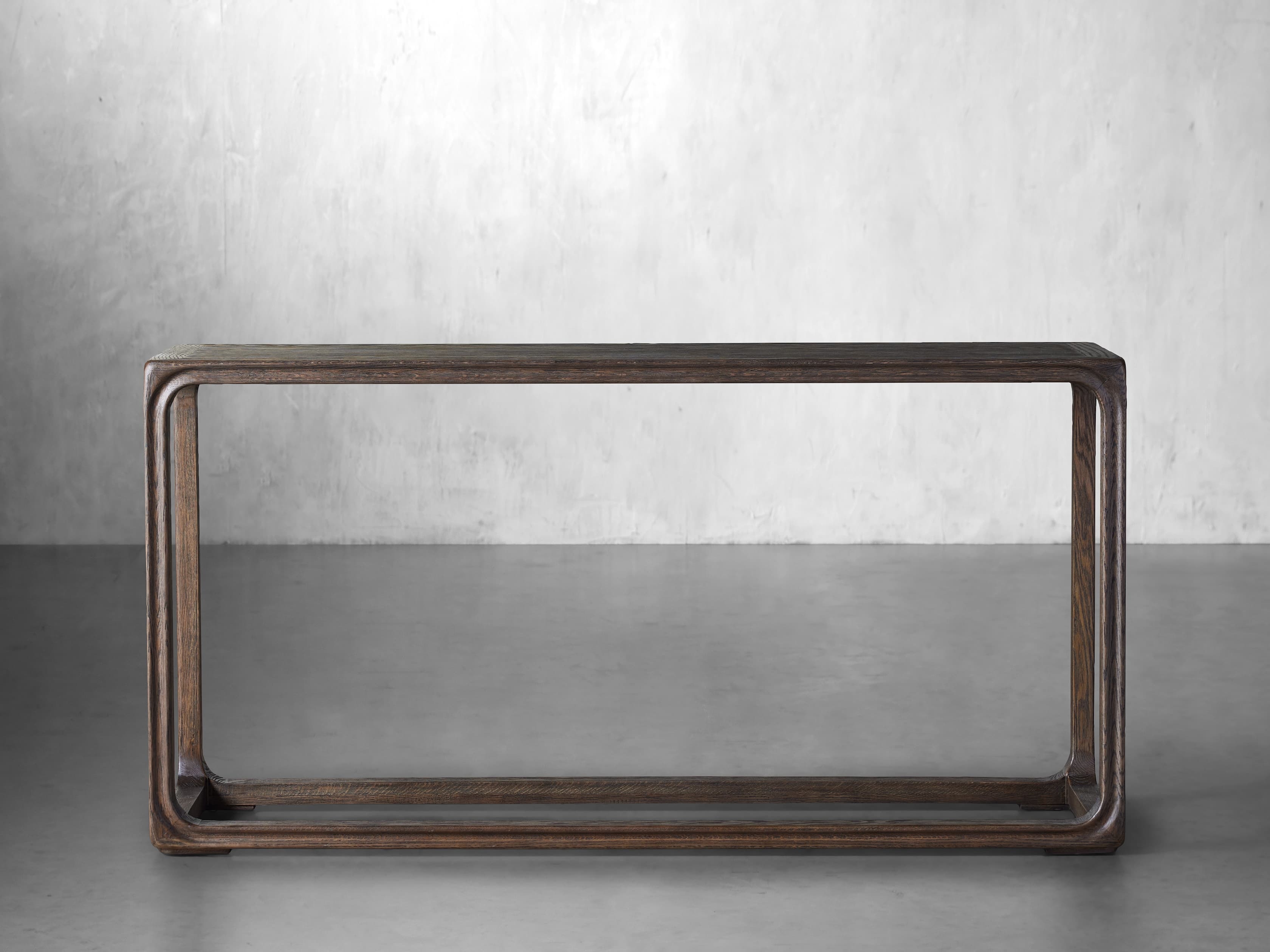 Bertogne Console Table in Wood Brown  Mocha - Image 0