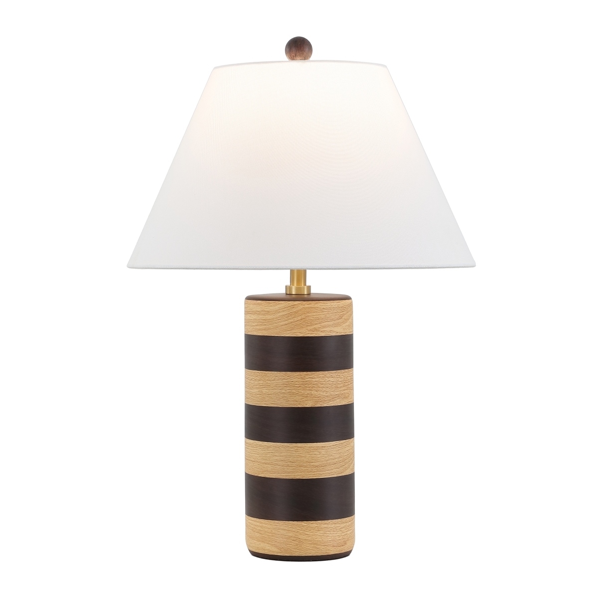 Shea 24" Table Lamp - Light Brown/Dark Brown - Image 2