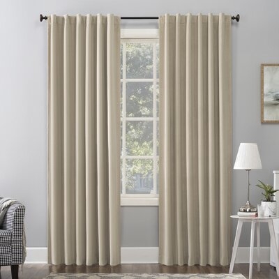 Amherst Velvet Solid Max Blackout Thermal Single Curtain Panel - Image 0
