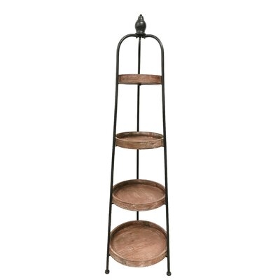 Four Tiered Solid Wood Shelf - Image 0