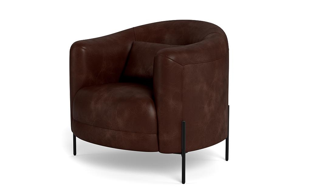 Fiona Leather Accent Chair - Image 2
