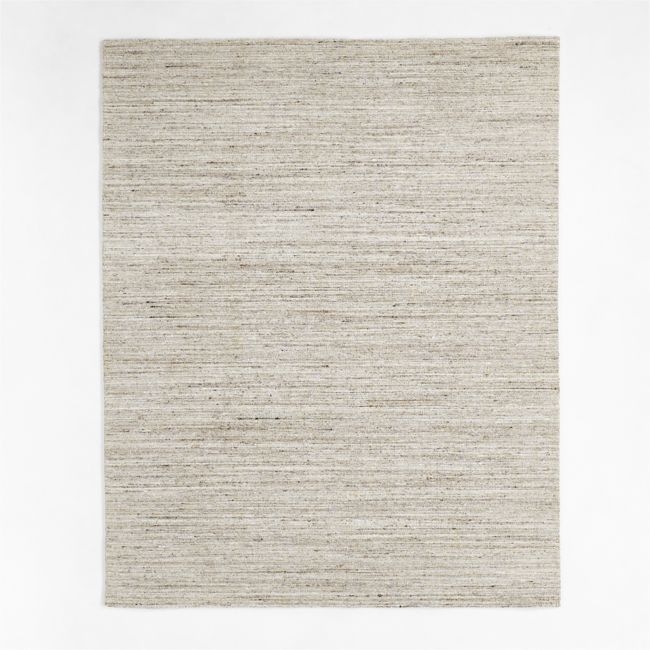 Rimini Wool Handwoven Cream Area Rug 6'x9' - Image 0