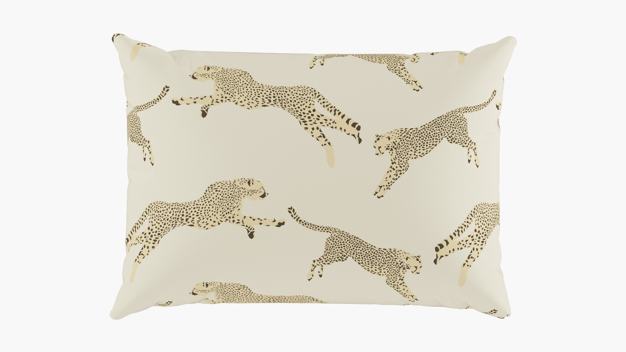 Outdoor 14" x 20" Lumbar Pillow, Desert Cheetah, 14" x 20" - Image 0
