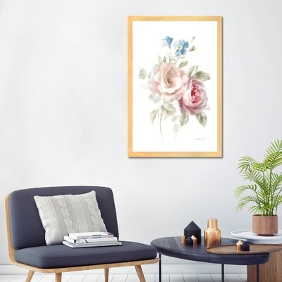 Cottage Garden IV on White by Danhui Nai - Painting Print - Image 0