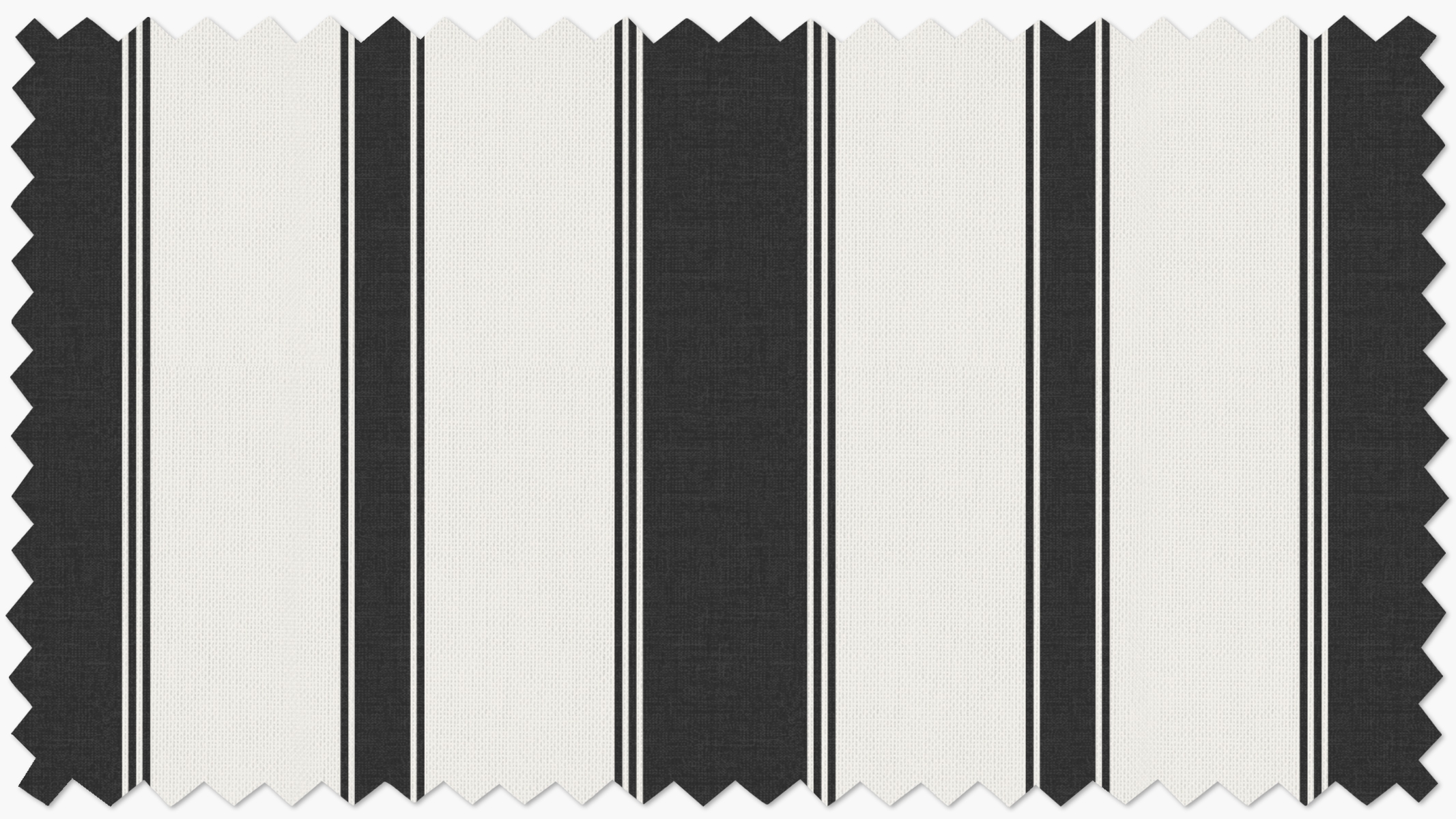 Printed Cotton Fabric By The Yard, Ink Clarence Stripe - Image 0