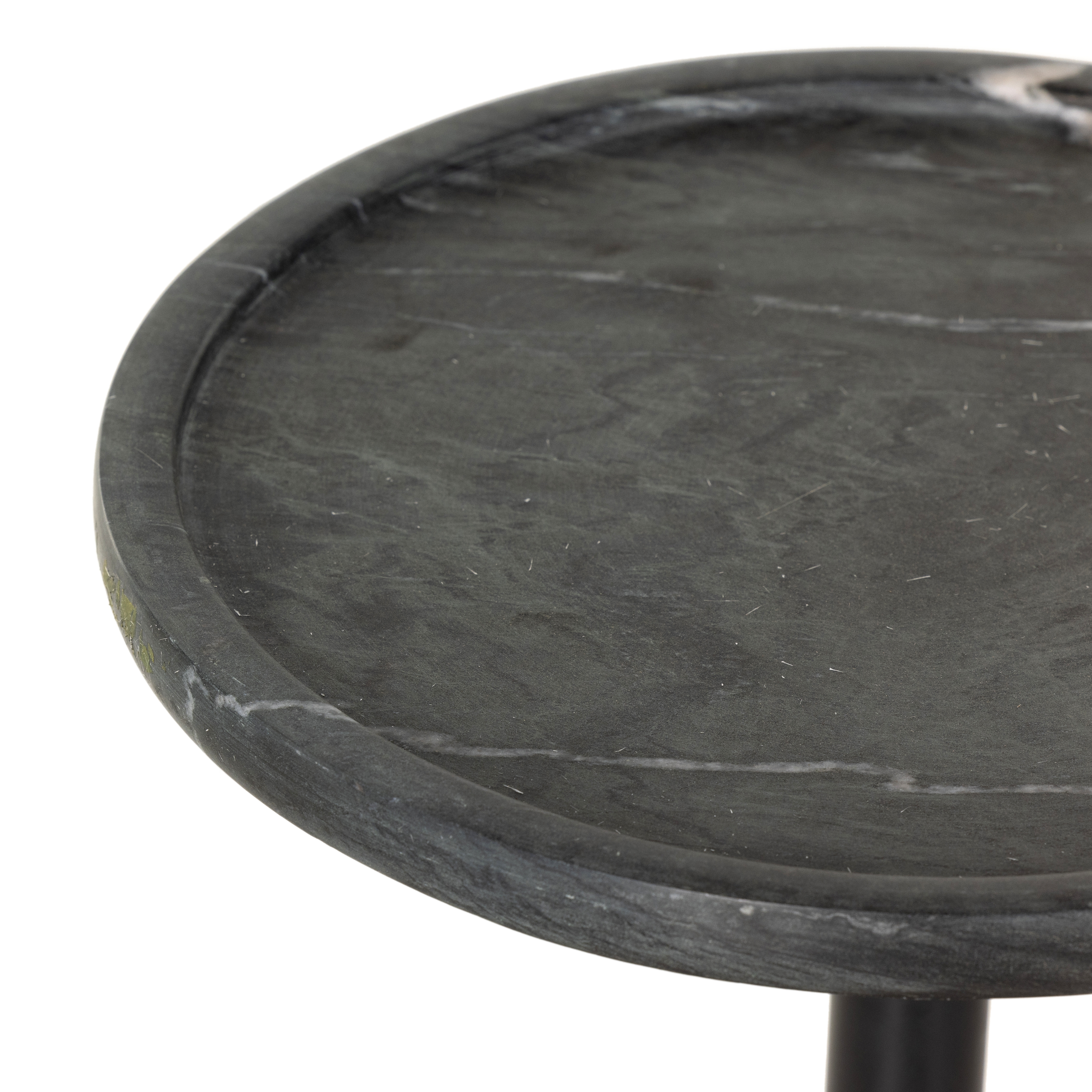 Viola Accent Table - Black Marble - Image 5