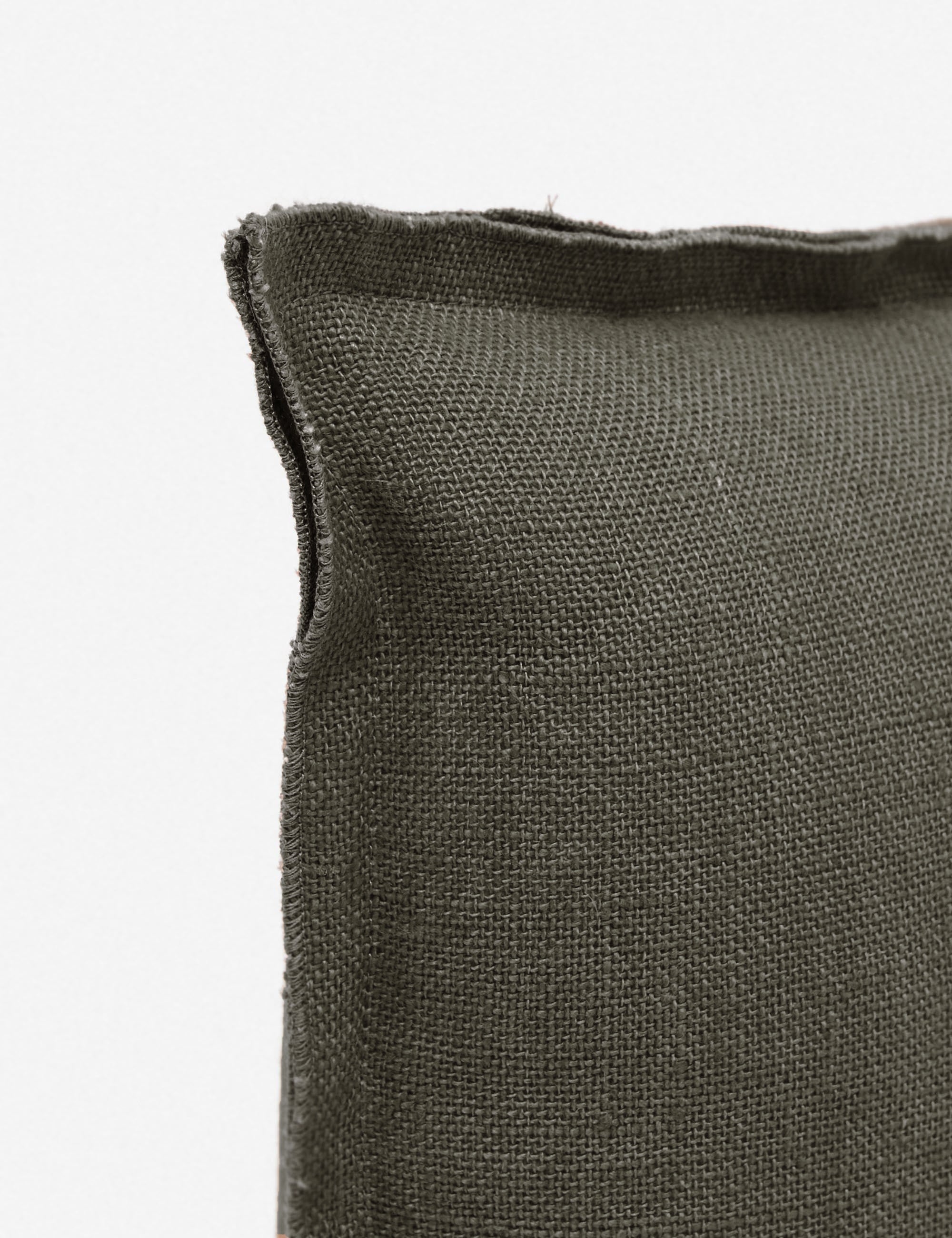 Arlo Linen Pillow - Aubergine / 13" x 20" - Image 12