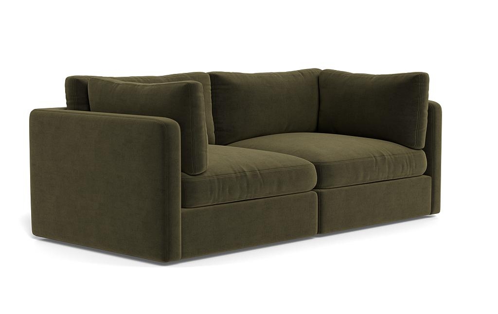 Tatum Modular Fabric Loveseat - Image 1