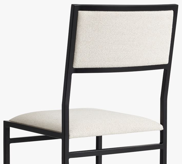 Hardy Upholstered Dining Chair, Bronze/Performance Boucle Oatmeal - Image 3