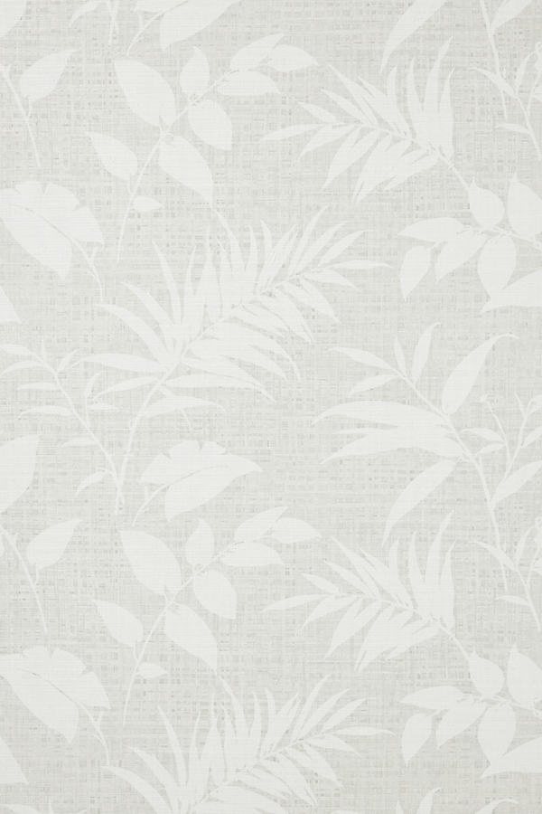 Botanical Grasscloth Textured Wallpaper By Anthropologie in Grey Size SWATCH - Image 0