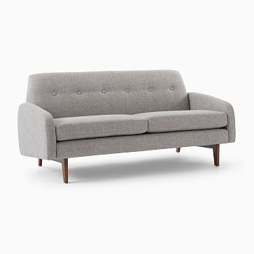 Pascale Sofa, Poly, Chenille Tweed, Pewter, Pecan - Image 2