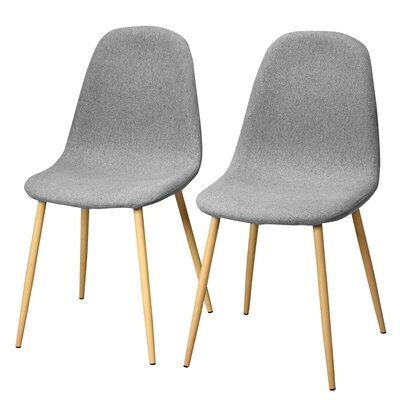Upholstered Side Chair in Gray - Image 0