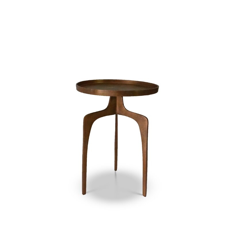 Elements End Table, Copper - Image 1