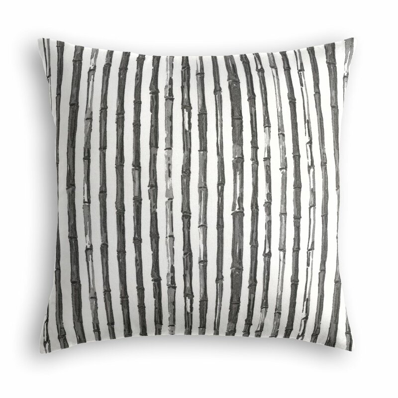 Loom Decor Rayon from Bamboo Throw Pillow Size: 16" x 16" - Image 0