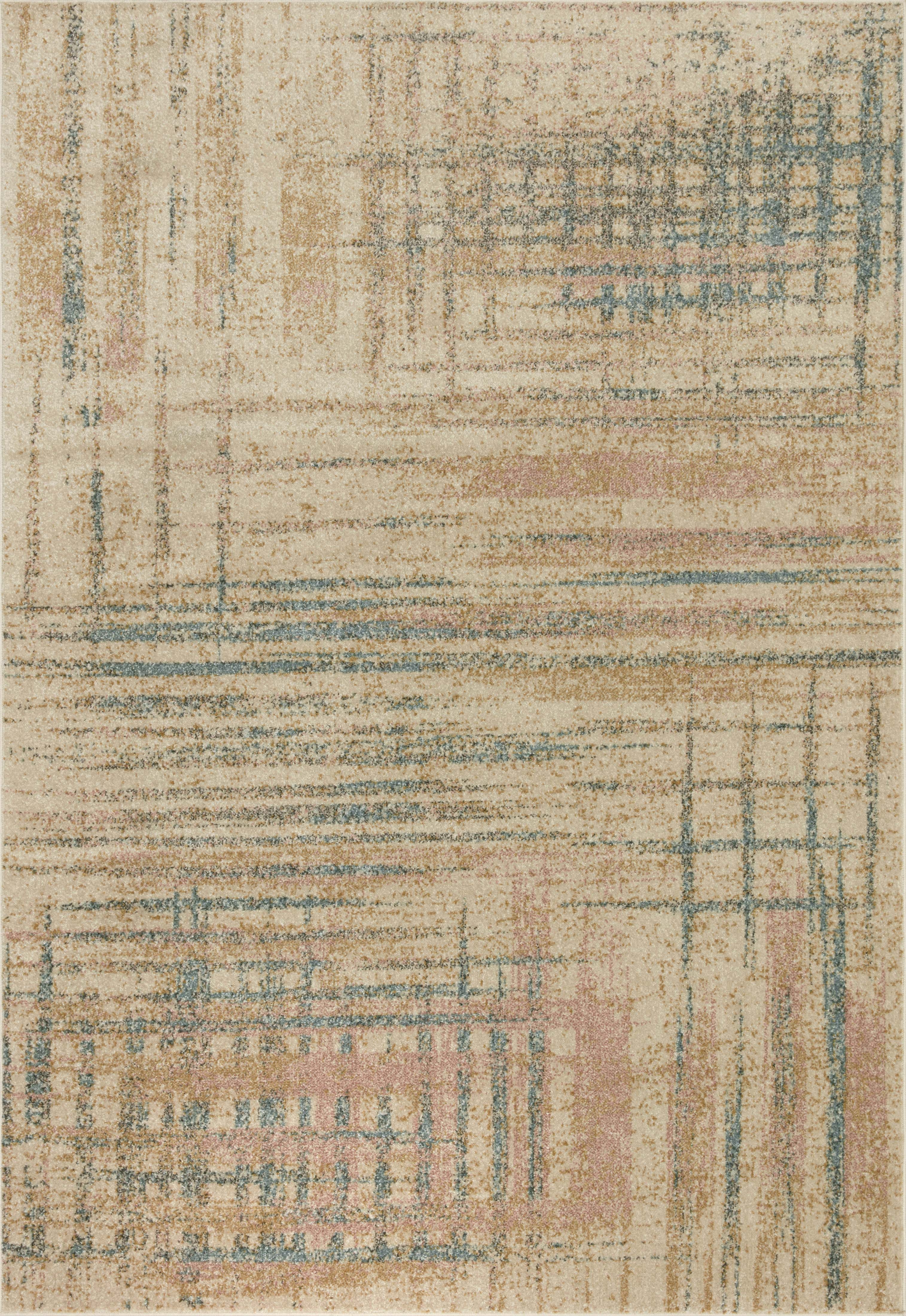 Loloi Bowery Beige / Multi 2'-3" x 7'-6" - Image 0