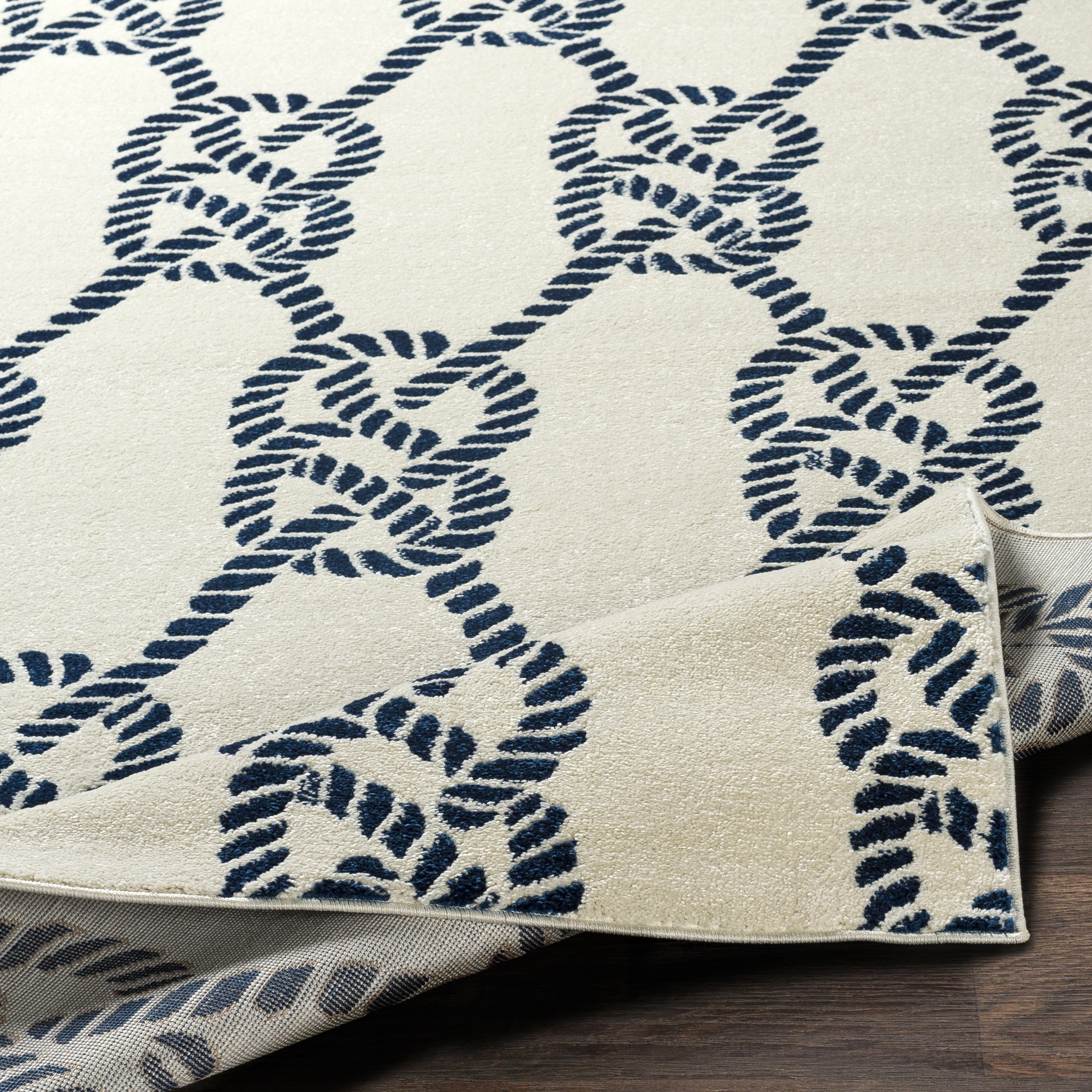 Horizon White Indoor 2' x 3' Machine Woven Rug - Image 4