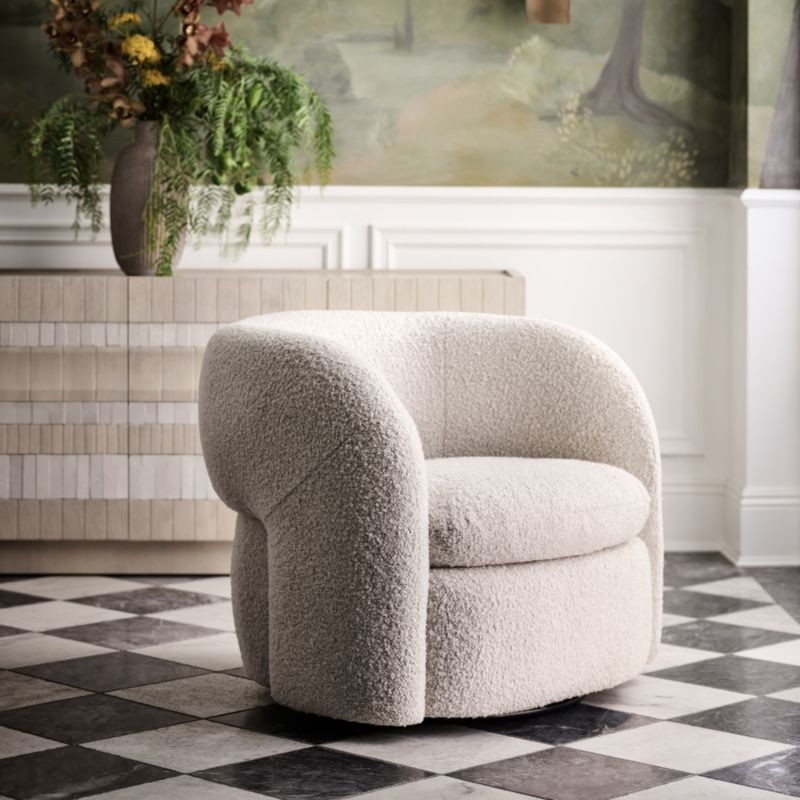 Iso Swivel  Accent Chair by Brigette Romanek - Image 3