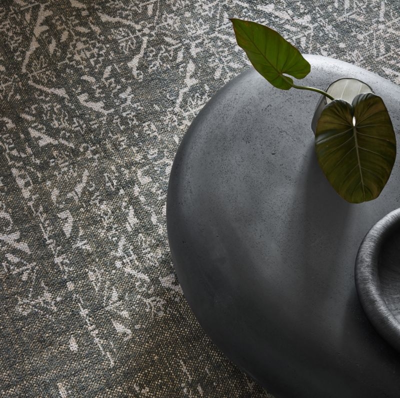 Pebble Charcoal Concrete 39" Oval Indoor/Outdoor Coffee Table by Leanne Ford - Image 2