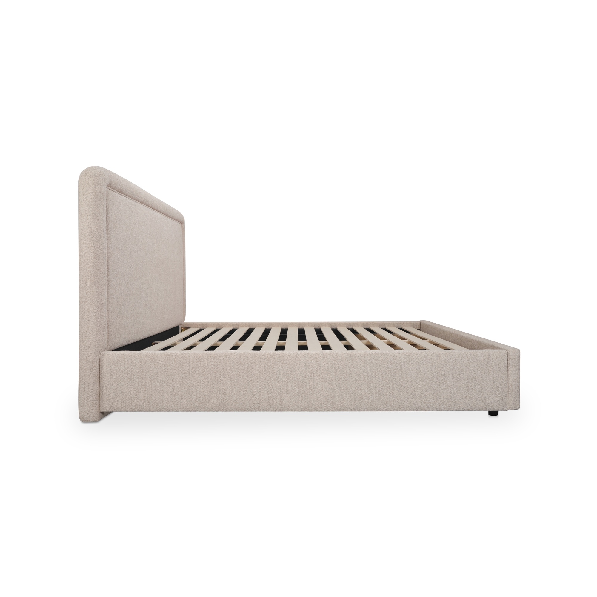 Simon King Storage Bed Flecked Beige - Image 2