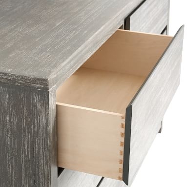Costa 6-Drawer Wide Dresser, Simply White - Image 2