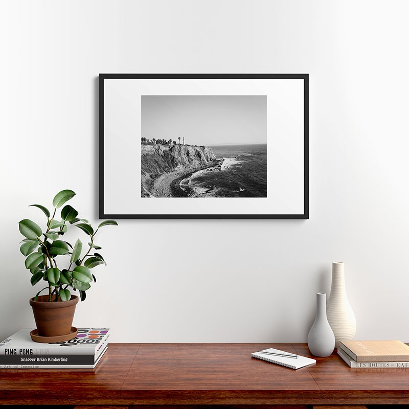 Palos Verdes by Ann Hudec, Modern Framed Art Print, Black,24" x 36" - Image 1