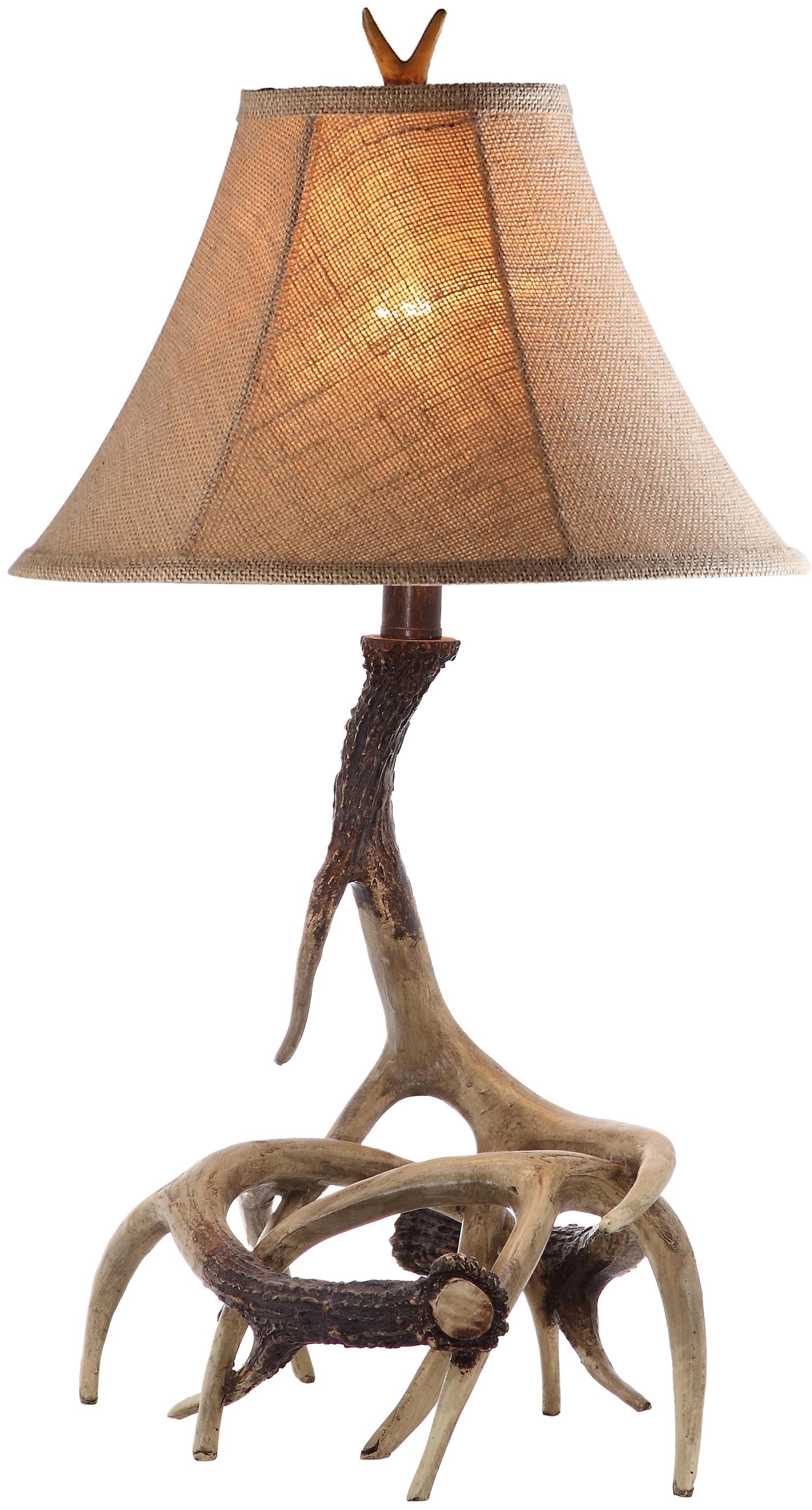 Sundance Faux Antler Tble Lamp - Brown - Safavieh - Image 5