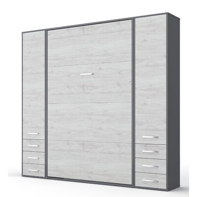 Contempo Vertical Wall Bed, Queen Size With 2 Cabinets - Image 0