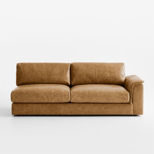 Wythe Leather Right-Arm Sofa Sectional Piece - Image 0