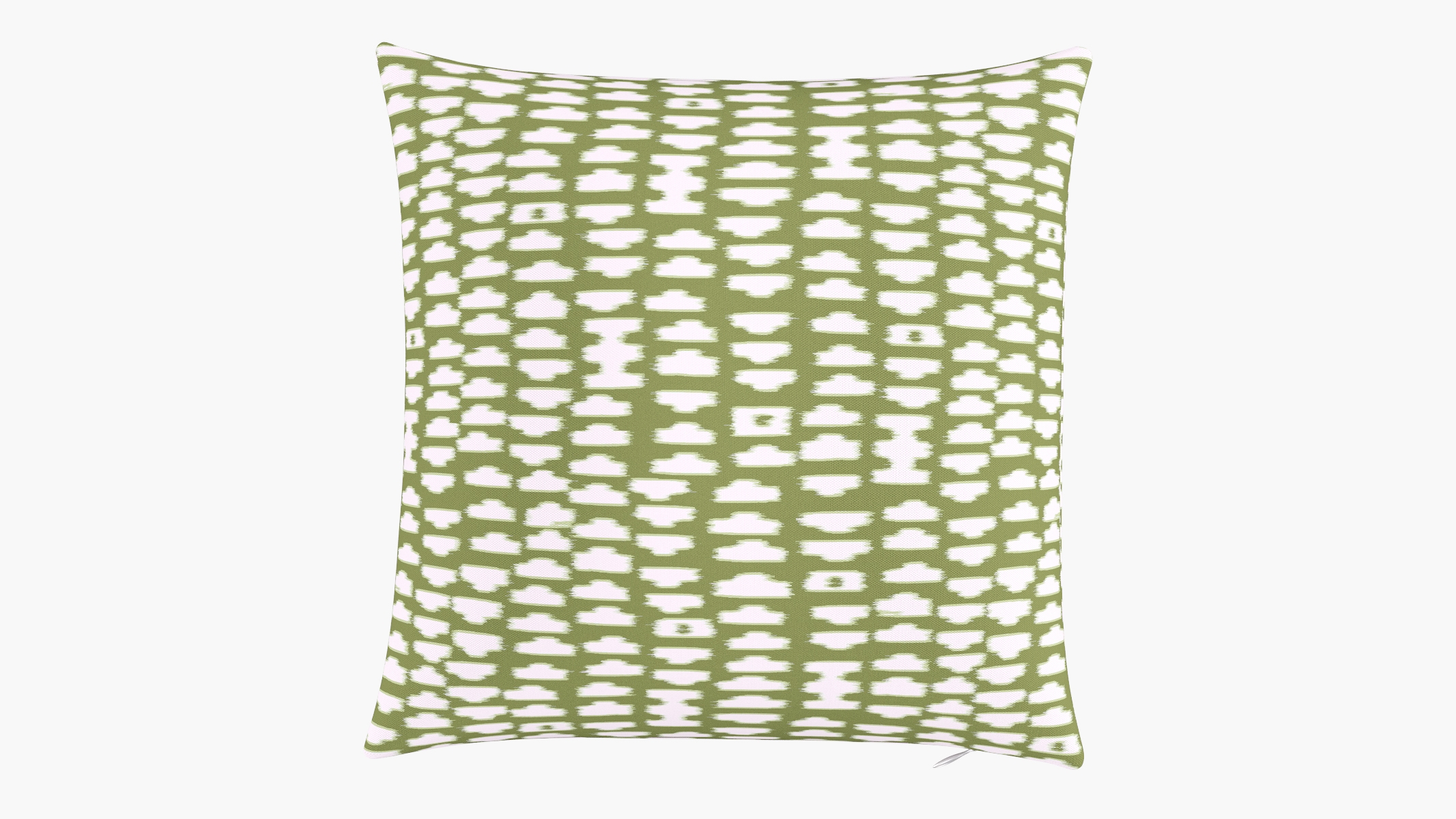 Throw Pillow 18", Olive Odalisque, 18" x 18" - Image 0