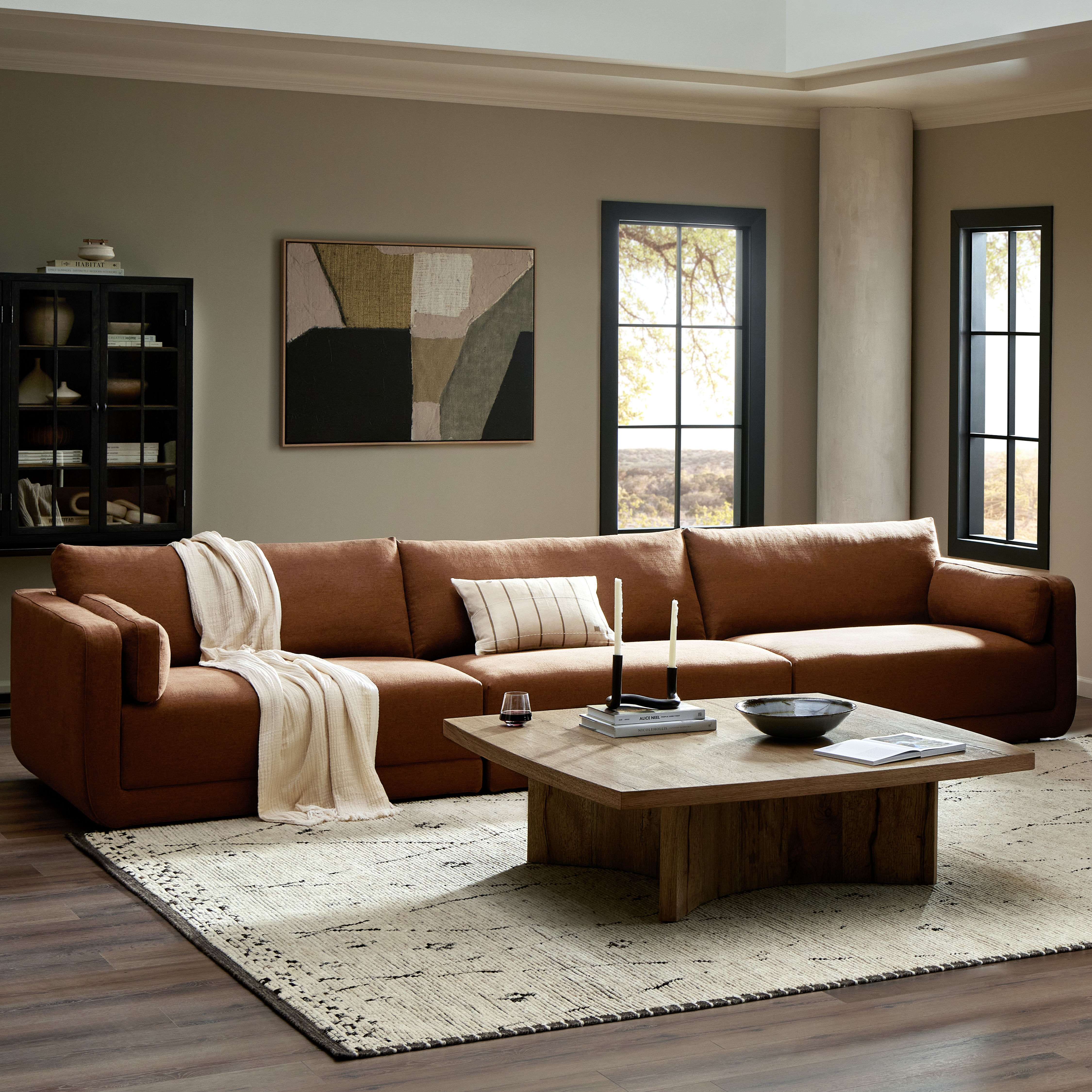 Toland 3pc Sectional-153"-Bartin Rust - Image 5
