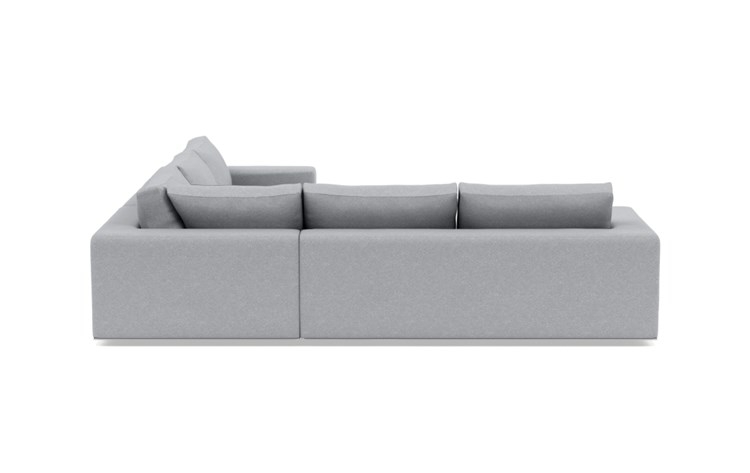 Walters Corner Sectional with Grey Gris Fabric and down alternative cushions - Image 3