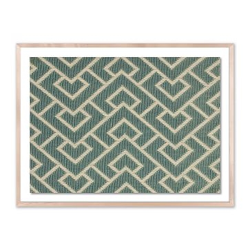 Frizzled Framed Art, Black Frame, Framed Paper, 24x19 - Image 1