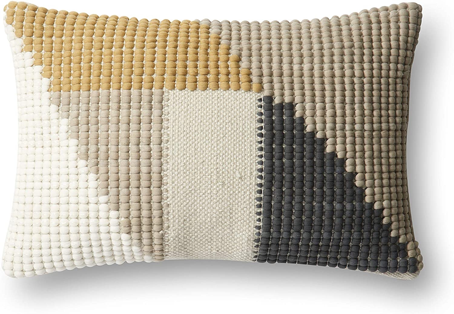 Striped Lumbar Throw Pillow Cover, 21" x 13" - Image 0