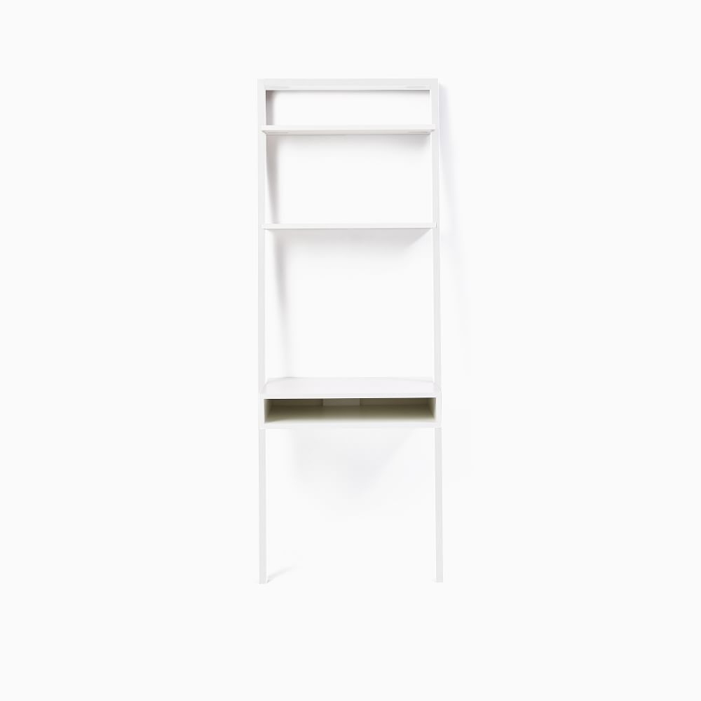 Ladder Shelf Storage Desk Pack We White 28 Inch Desk - Image 0