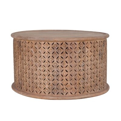 Fernandes 32" Drum Coffee Table - Image 0