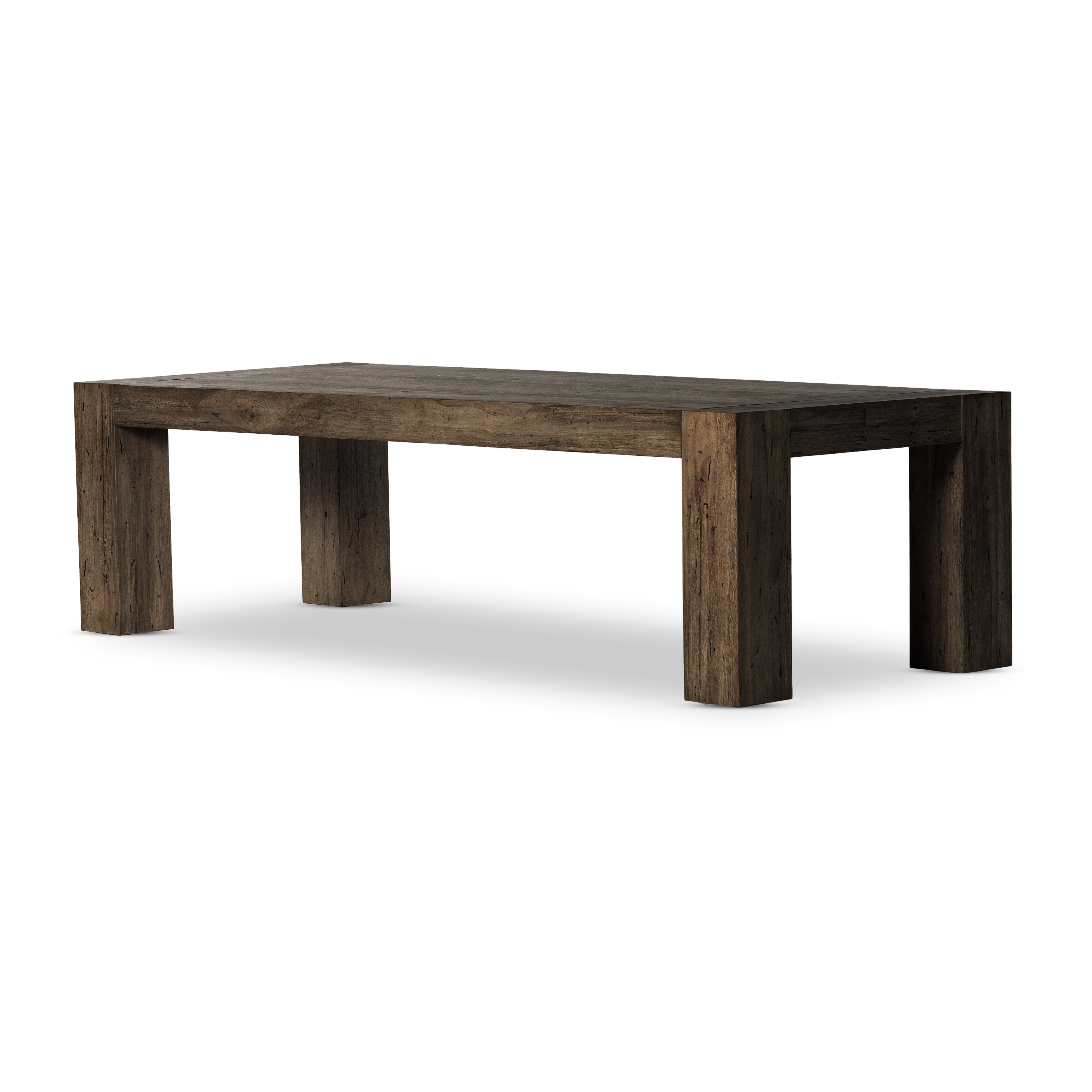 Abaso Dining Table 108"-Ebony Rustic - Image 0