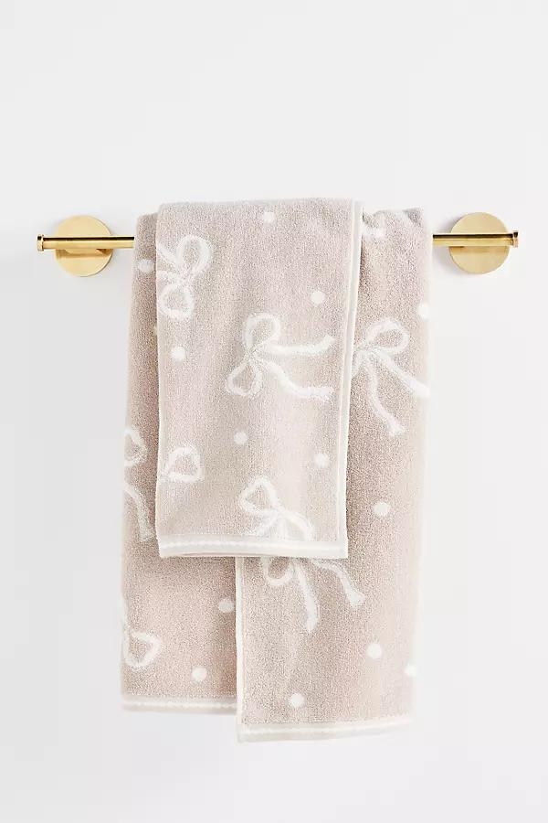 Bow Icon Cotton Bath Towel - Image 0