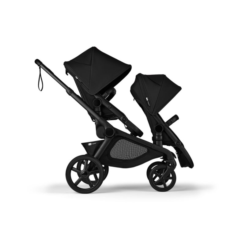 Bugaboo Kangaroo Complete Baby Stroller Midnight Black Sibling Seat - Image 4