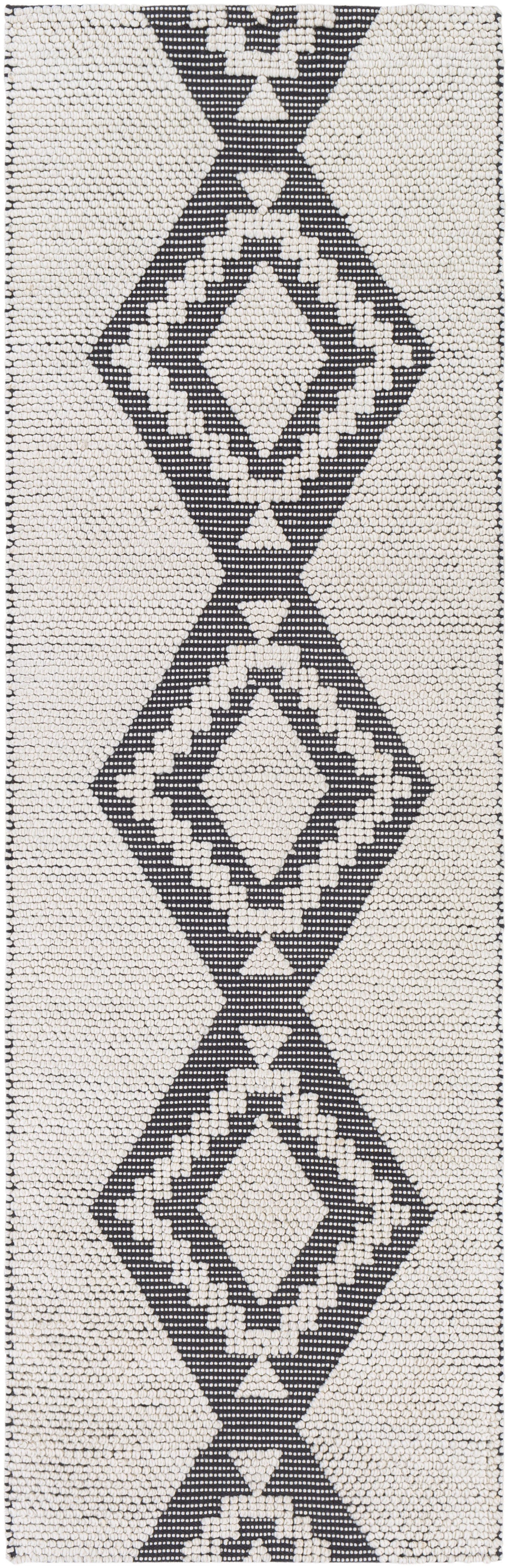 Azalea Beige Indoor 2'6" x 8' Handmade Rug - Image 0