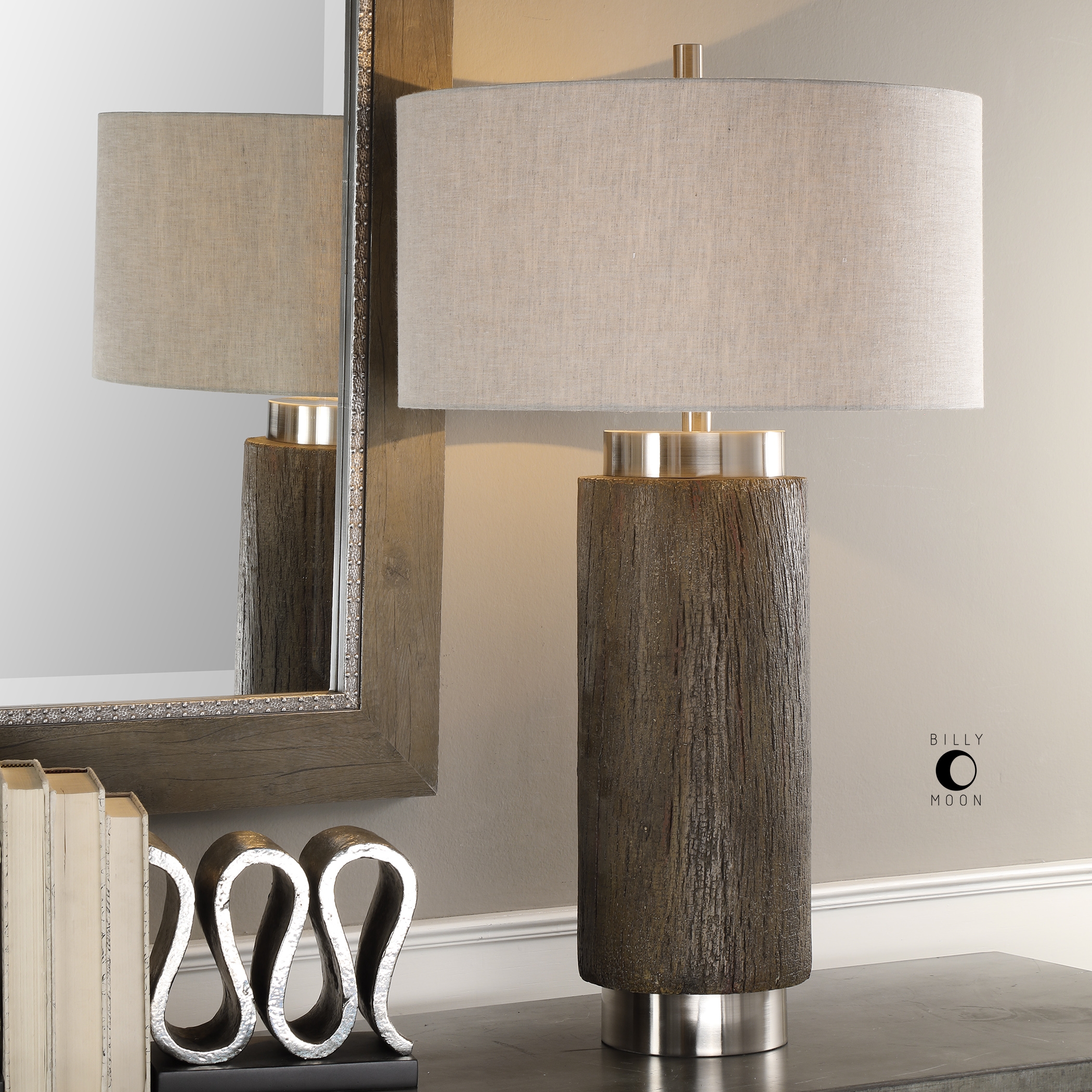 Cheraw Wood Cylinder Lamp - Image 0