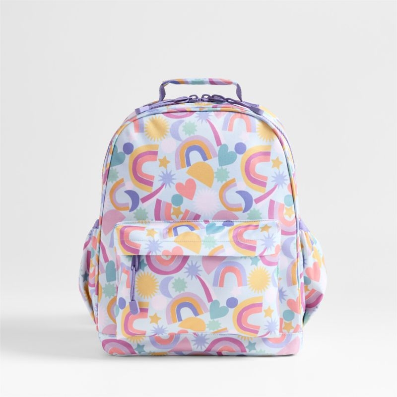 Dreamer Rainbow Dreams Medium Kids Backpack with Side Pockets - Image 5