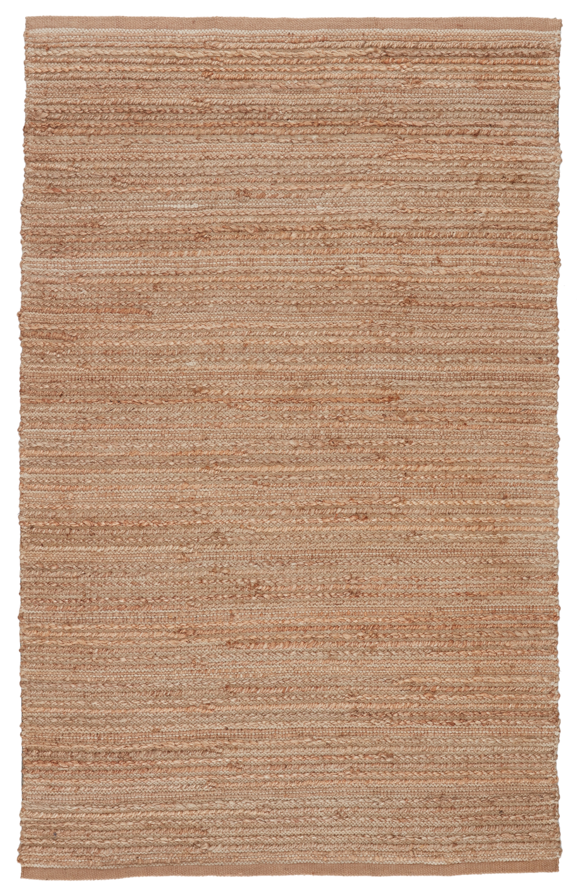Clifton Natural Solid Tan/ White Area Rug (8' X 10') - Image 0